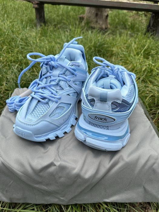 Adidasi Balenciaga Track / Baby Blue & Albastru / Calitate Premium