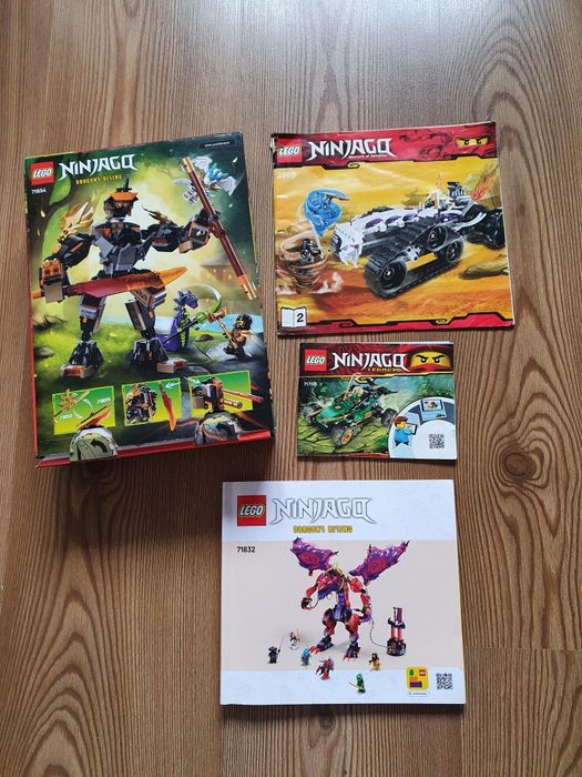 Lot instrucțiuni Lego  minecraft Ninjago creator