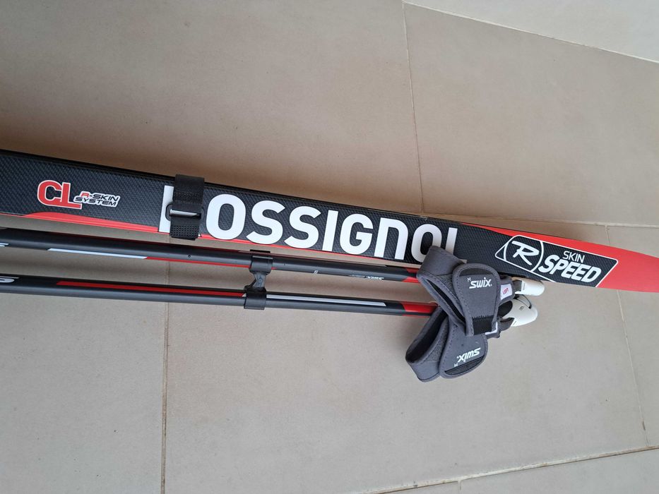 Обувки за ски и ски Rossignol + щеки