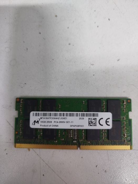 Продам ОЗУ ddr4 16гб для ноутбука
