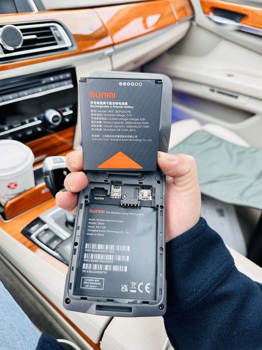 2 POS SUNMI V2s  T5940 wireless,Type C, 2 slot Sim,4G, android - NOI