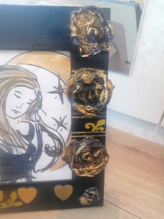 Rama foto decorata handmade