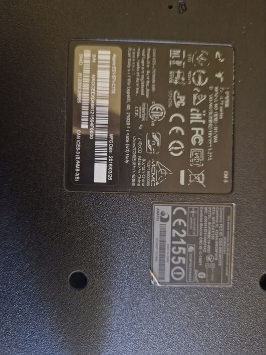 Placa de bază Acer  ES1-571-C1TX