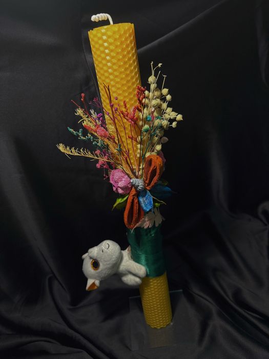 Lumanari botez handmade