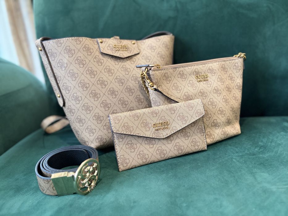 Guess комплект чанти + колан