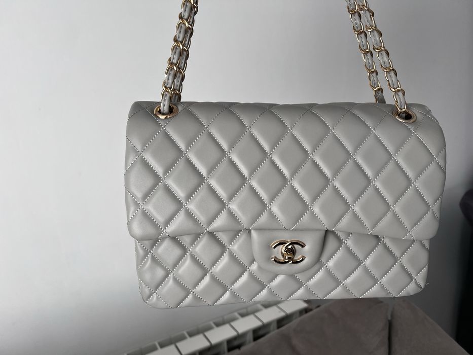 Дамска чанта-сива