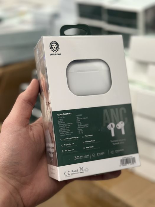 Airpods pro3 ANC Green Lion