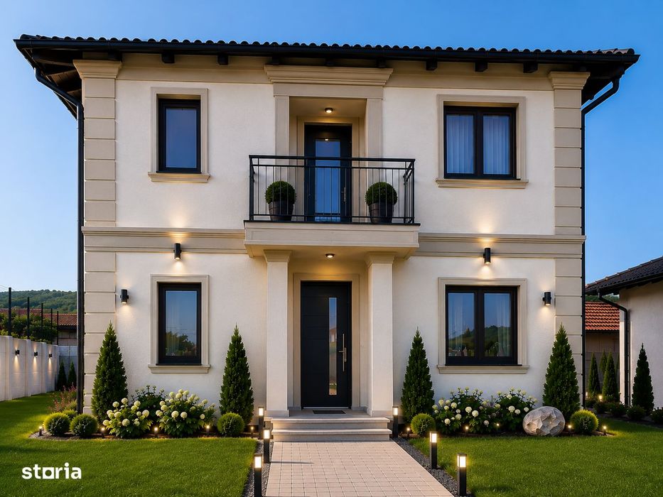 Casă individuală nouă în Corunca | 120 mp utili | Teren 550 mp