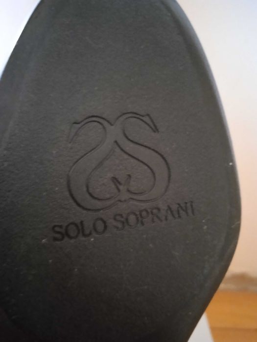 Дамски италиански лачени обувки от естествена кожа Solo Soprani