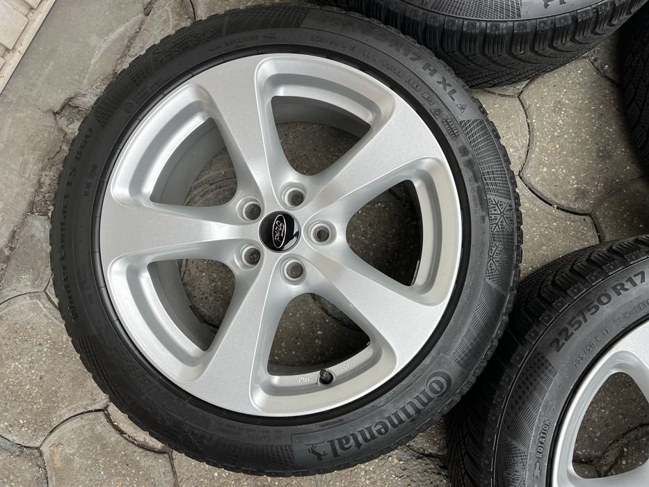 Jante aliaj 5x108mm, anvelope 225/50 R17 Ford, Peugeot, Citroen
