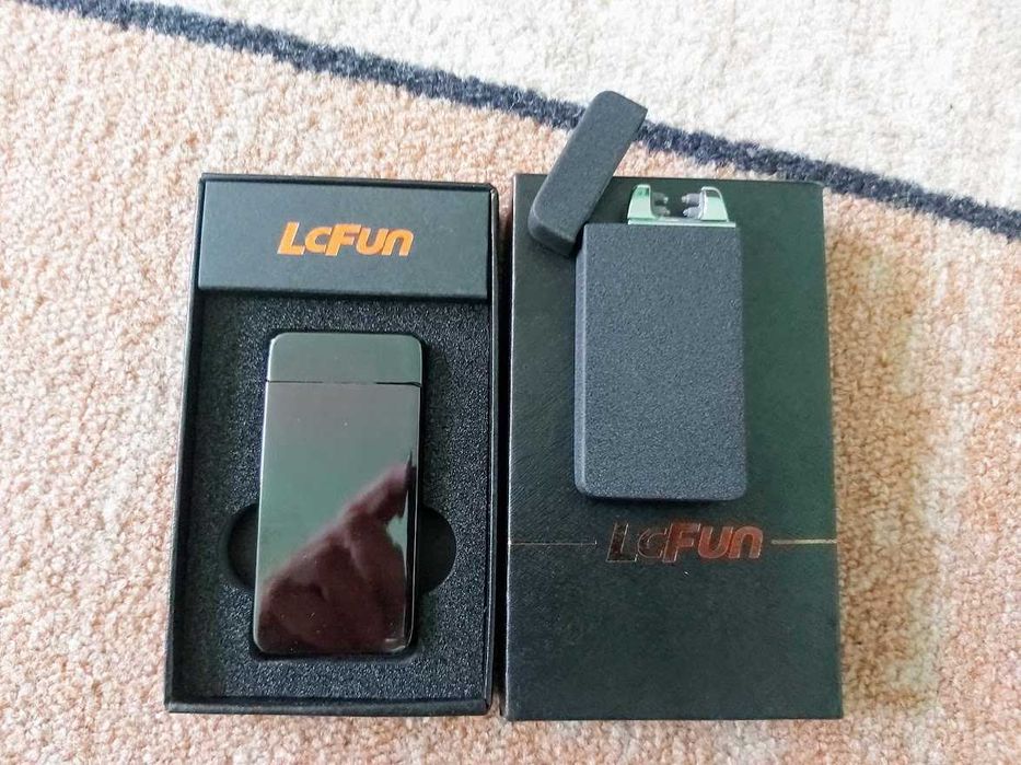 Двойно плазмена електрическа USB ! Метална!