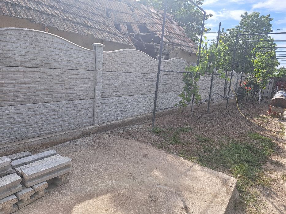 Gard placi beton/prefabricate/fier forjat