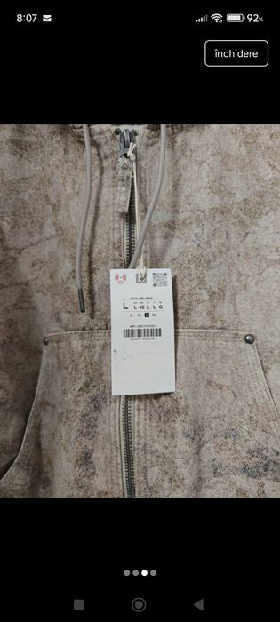 Jacheta bărbătească Zara