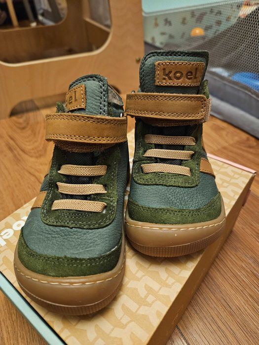 Зимни боси детски обувки KOEL DANIEL 2.0 WP FELT Green