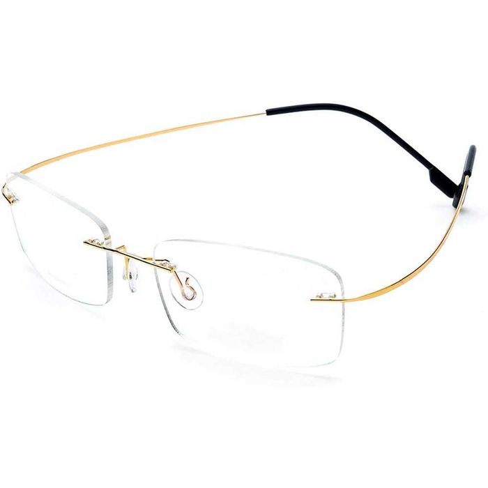 Rame ochelari vedere titan tip silhouette cu balama si fara