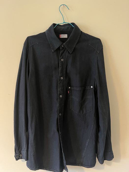 Levi’s Engineered Shirt Twisted Denim Rare Work