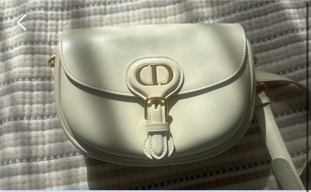 Сумка белая Dior