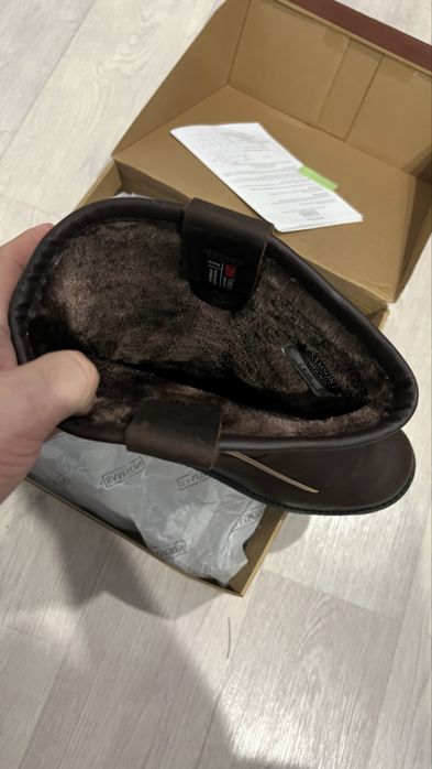 Кожаные спец.сапоги