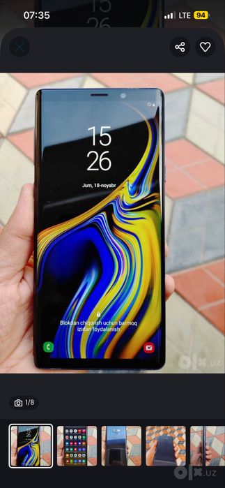 Samsung note 9.8/512gb sastayanada zor