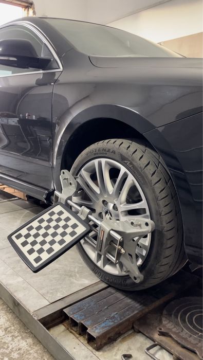 Развал-схождение на 3д стенде