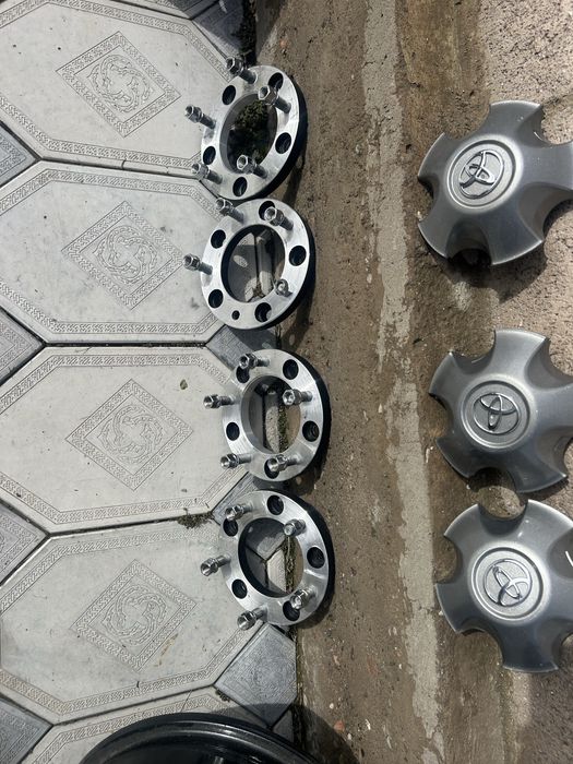 Диски с шинами с проставками