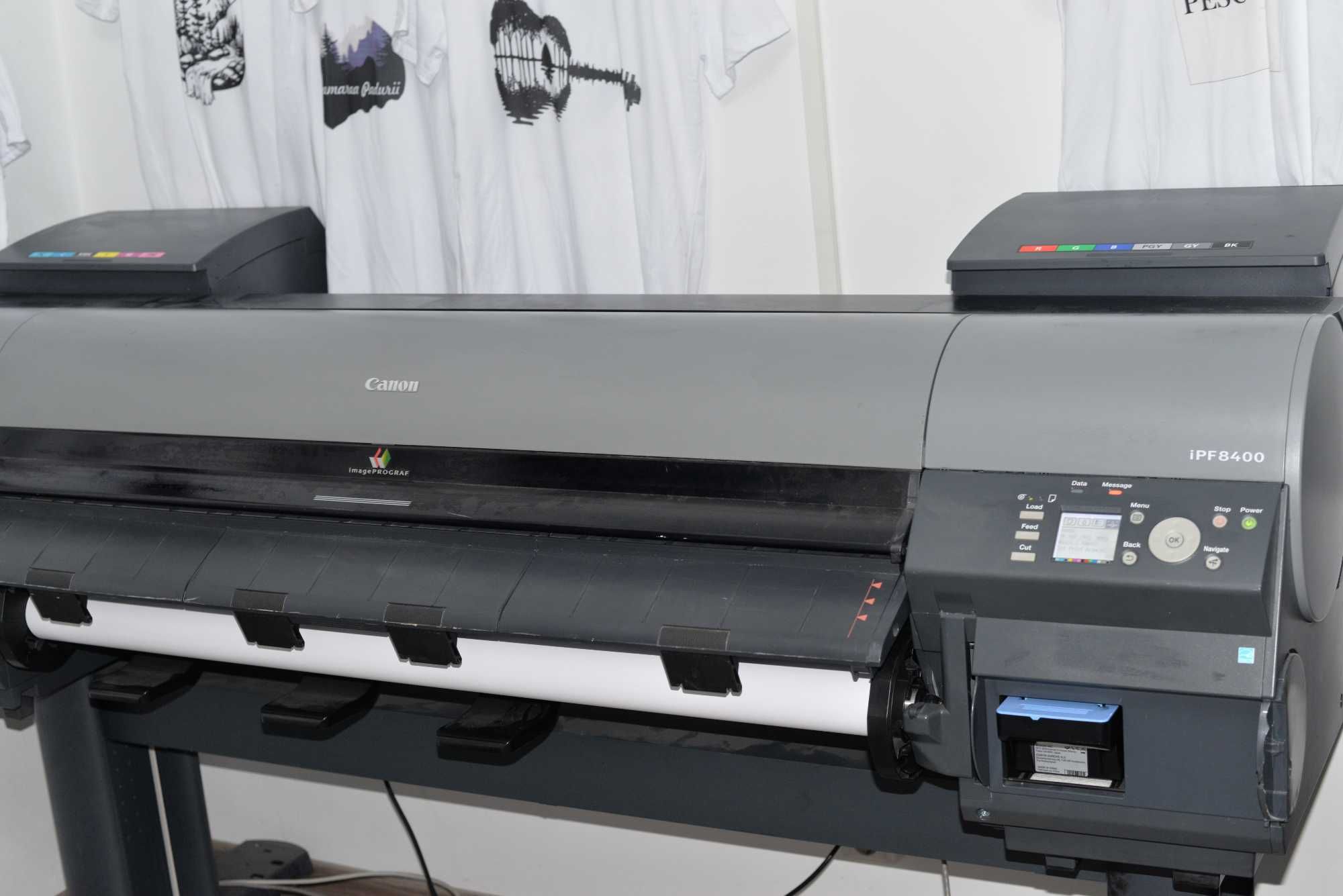 Canon imagePROGRAF iPF8400 + tonere rezerva + material CANVAS Miercurea