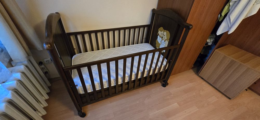 Детско легло масив 120/60