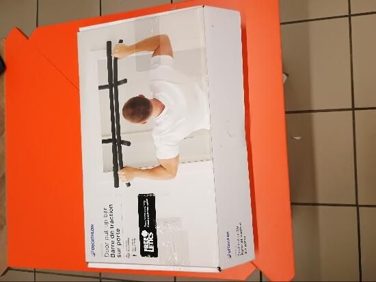 Bară de tracțiuni pentru ușă Bodybuilding - produs resigilat Decathlon