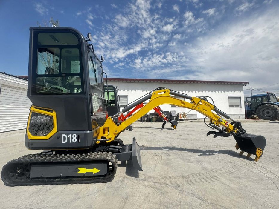 Нов мощен мини багер Kubota