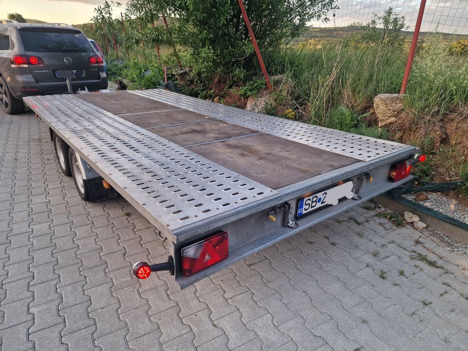 Remorca, platforma auto, slep, 2 axe, 2,7 tone