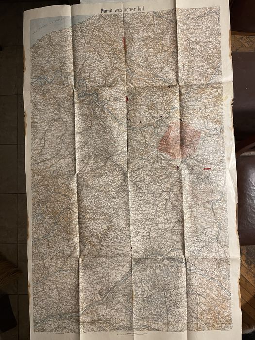 Съара тактическа карта на Париж