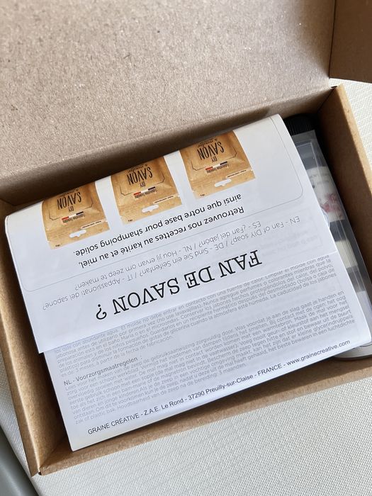 Комплект за правене на сапуни Graine Creative с шеа