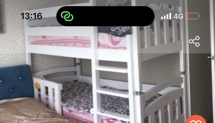 Кровать трансформер двухярусный+2матраца