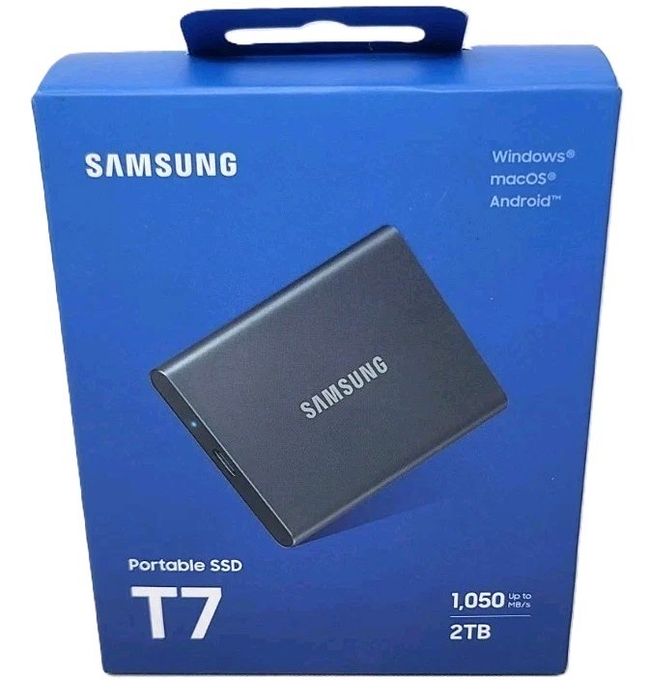 SSD extern Samsung T7,2Tb,sigilat