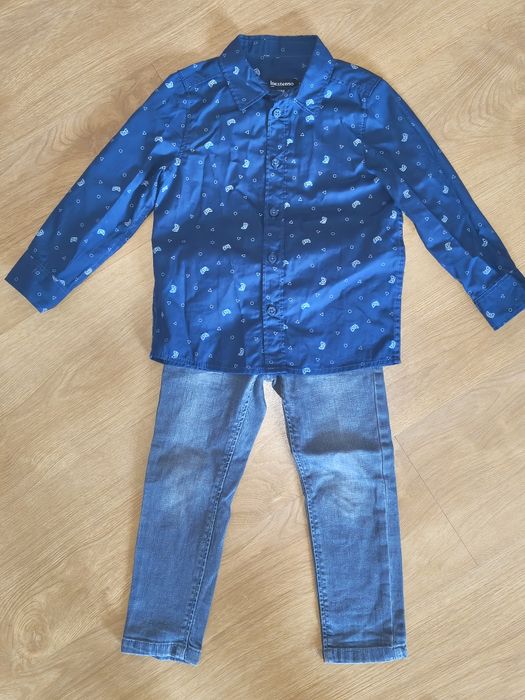 Set blugi și cămașă copii 3 ani
