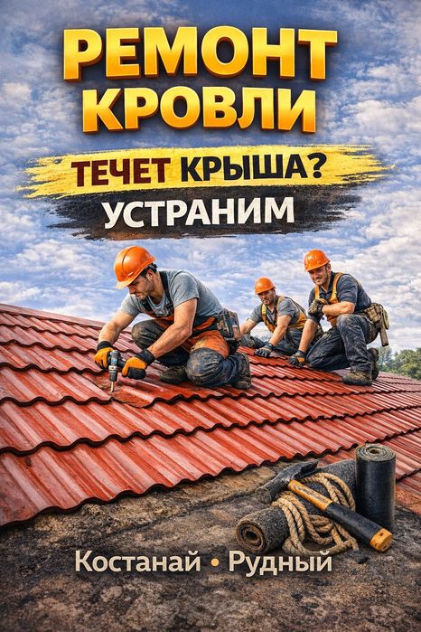 Ремонт кровли крыши