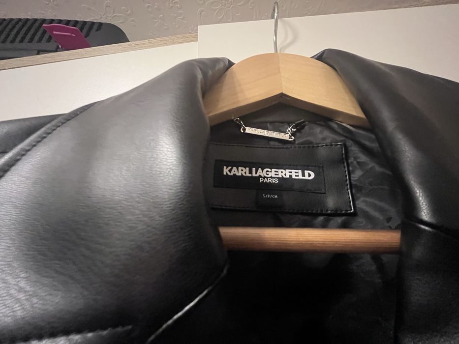 Куртка кожаная Karl Lagerfeld Paris