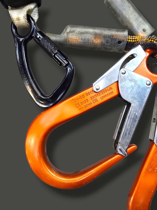 Професионален комплект за работа на височини SKYLOTEC-сбруя,въжета ...