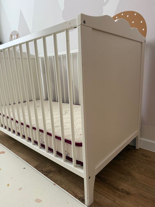 Бебешка кошара IKEA SMÅGÖRA + матрак
