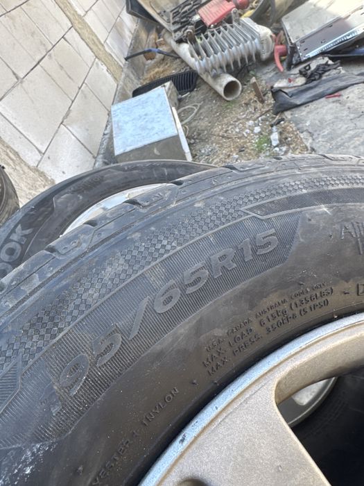 Jante 5x112 cu anvelope 195/65r15 dot 2023