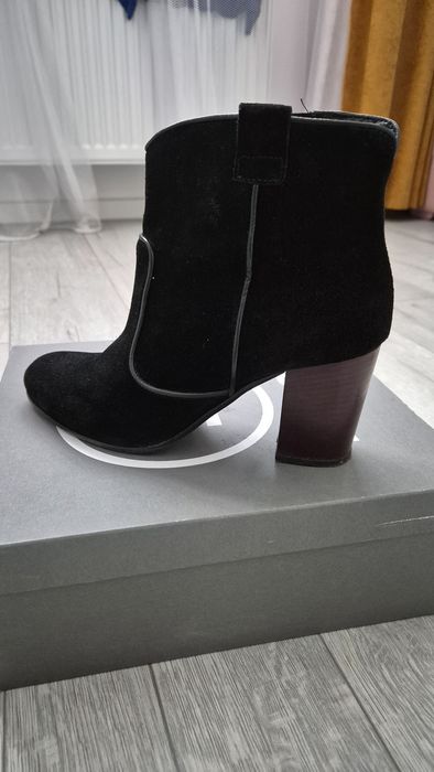 Botine piele intoarsa Bagatt