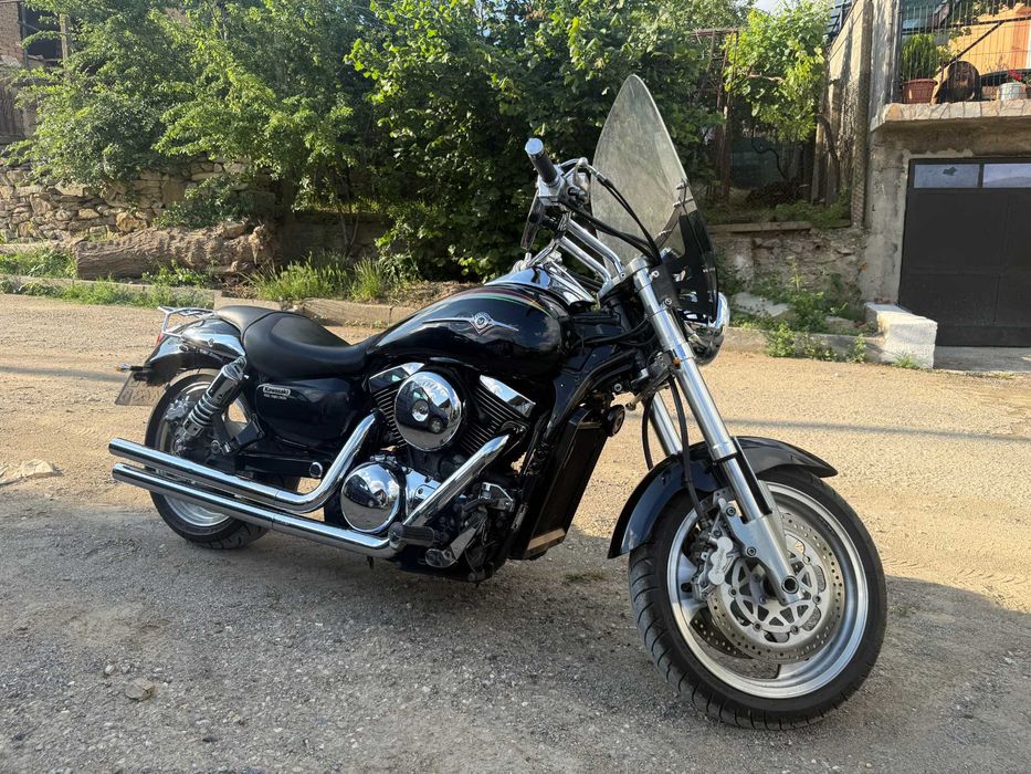 ЧОПЪР Kawasaki Meanstrike 1500 с генеранция Vance and Hines