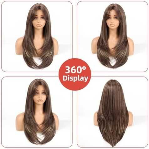 Нова Перука за Парти Ежедневие, Висококачествена коса за жени прическа