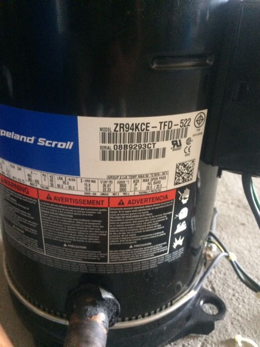 Compresor Clima Copeland Scroll ( Bristol,Daikin,Sanyo,Tecumseh)