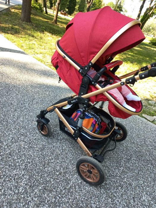 Vand carucior Baby C 2 in 1 rosu