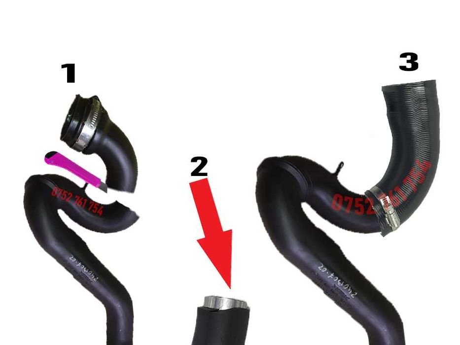 8200907826 Kit de reparatie Furtun Intercooler Renault Espace 2.0 DCi