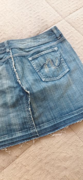 Джинсовая юбка из Европы размер 50-52