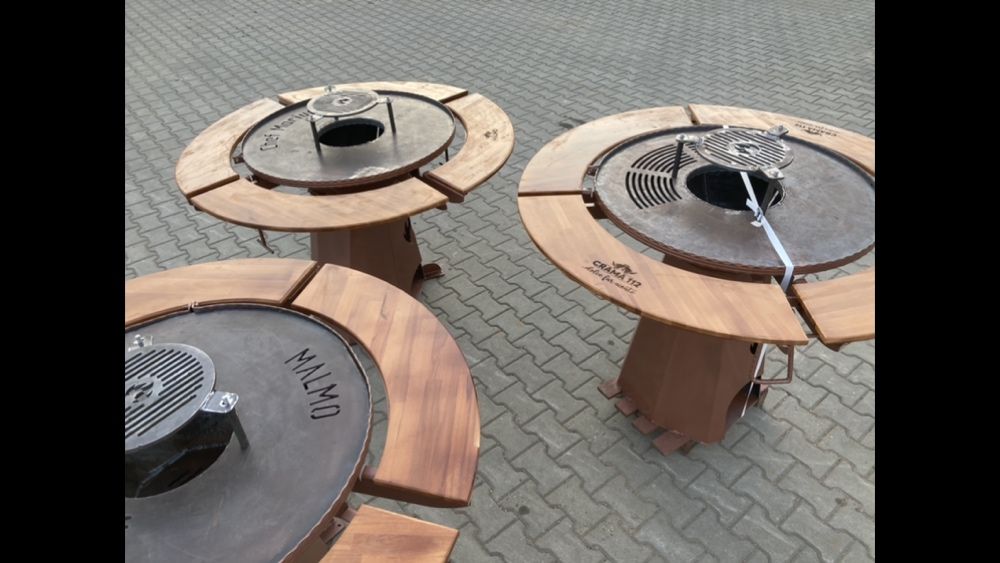 Plită grătar personalizat blat lemn