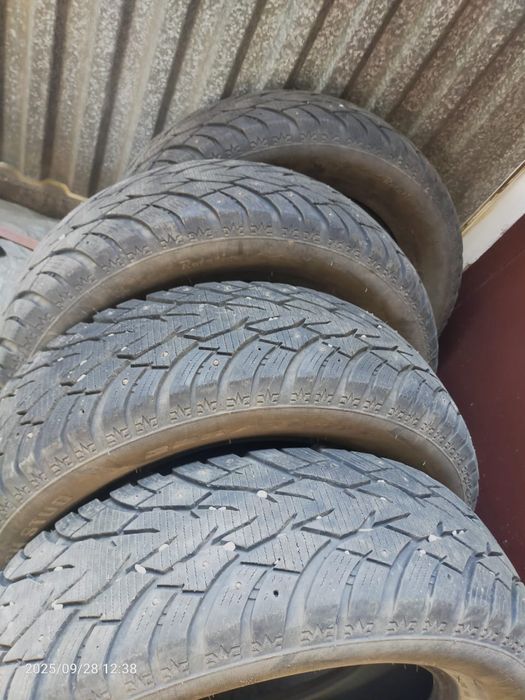 Шины зимние, шипованные