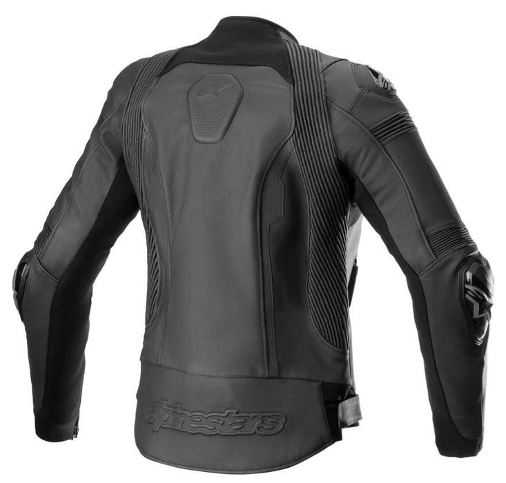 Alpinestars Stella Missile V2 Womens Leather Jacket - Black/Black